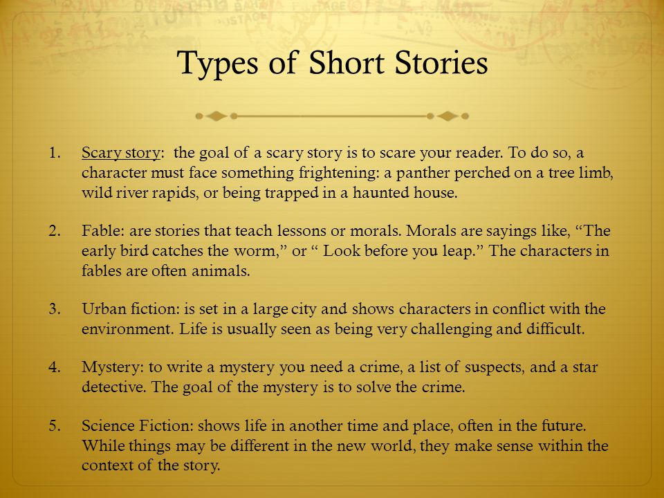 How to write a short crime story